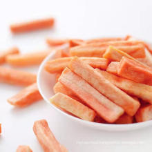 Wholesale Chinese Sales Vacuum Fried Vegetables VF Carrot strip
